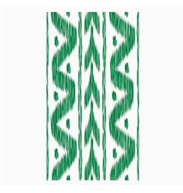 Lucy Grymes Designs Green Ikat Guest Towel & Napkin