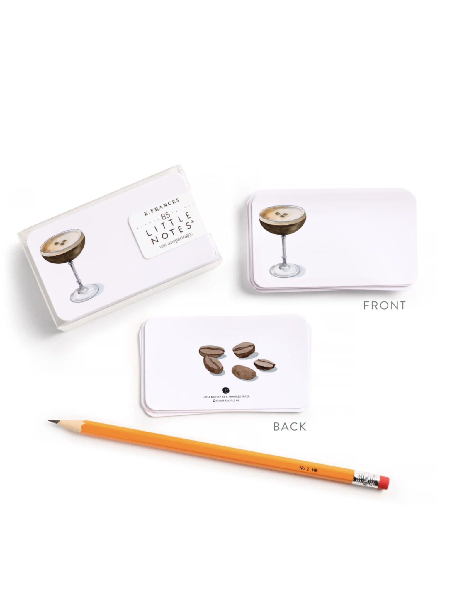 E. Frances Espresso Martini Little Notes