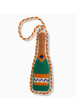 Furbish Studio Champagne Bottle Needlepoint Ornament