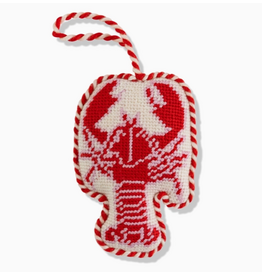 Furbish Studio Lobster Needlepoint Ornament
