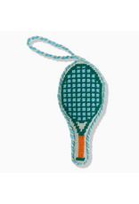 Furbish Studio Tennis Racket Needlepoint Ornament