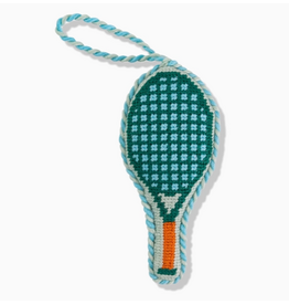 Furbish Studio Tennis Racket Needlepoint Ornament