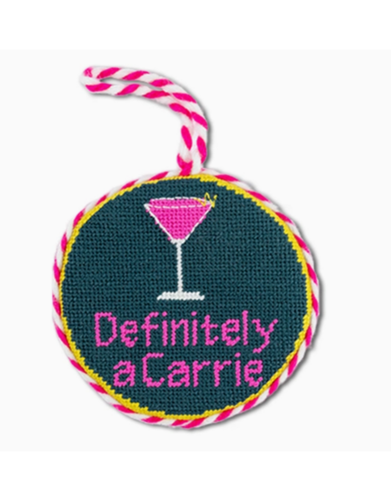 Furbish Studio Definitely a Carrie Needlepoint Ornament