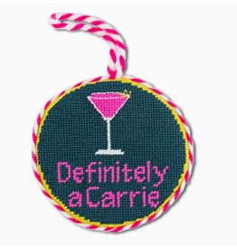 Furbish Studio Definitely a Carrie Needlepoint Ornament