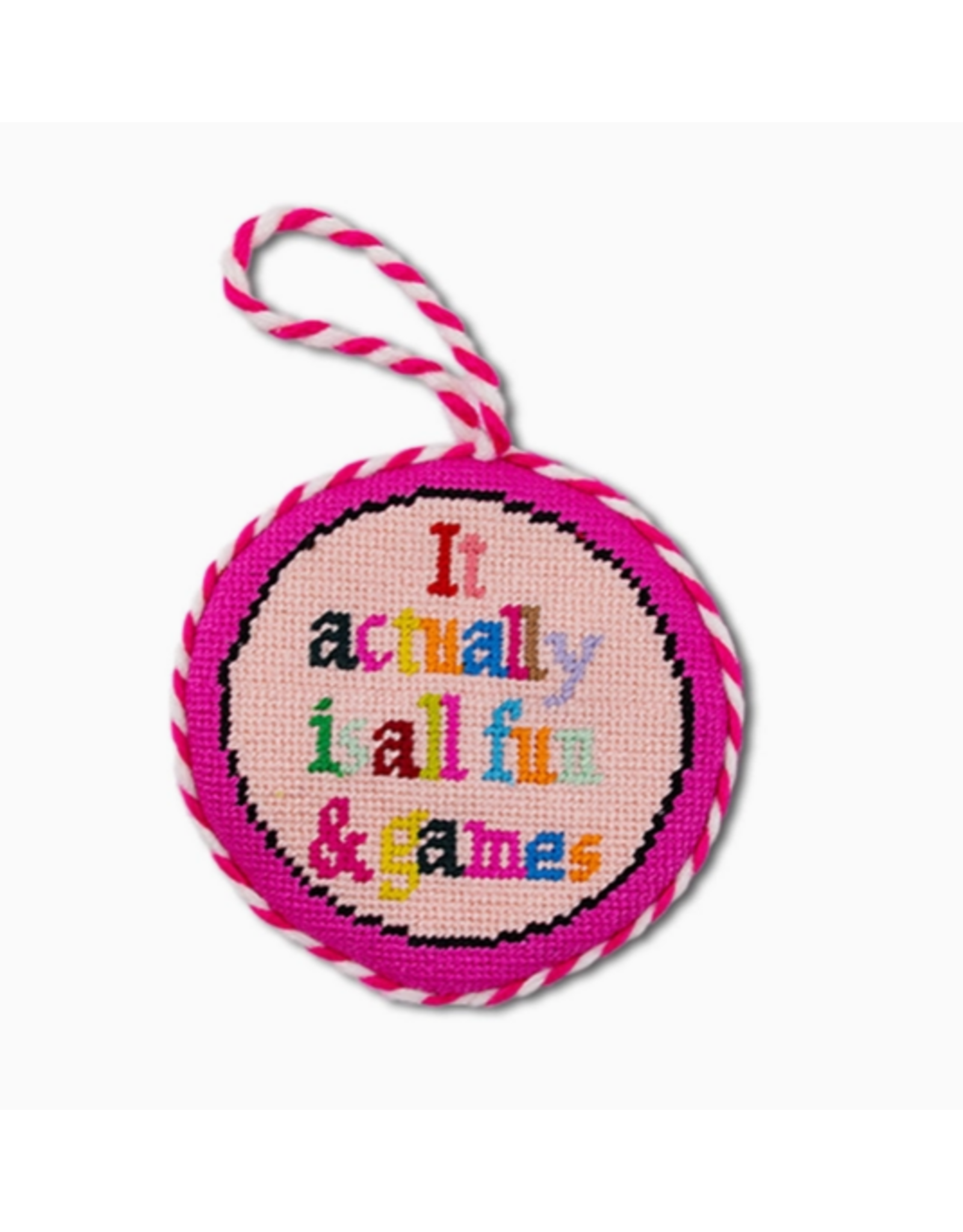Furbish Studio Fun & Games Needlepoint Ornament