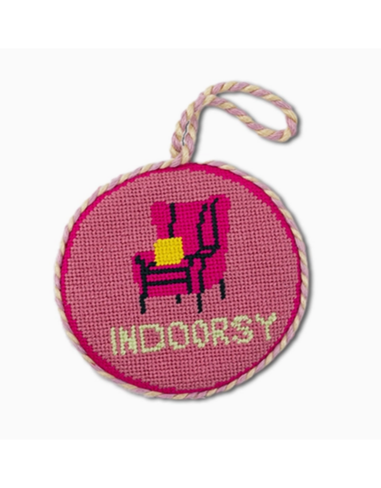 Furbish Studio Indoorsy Needlepoint Ornament