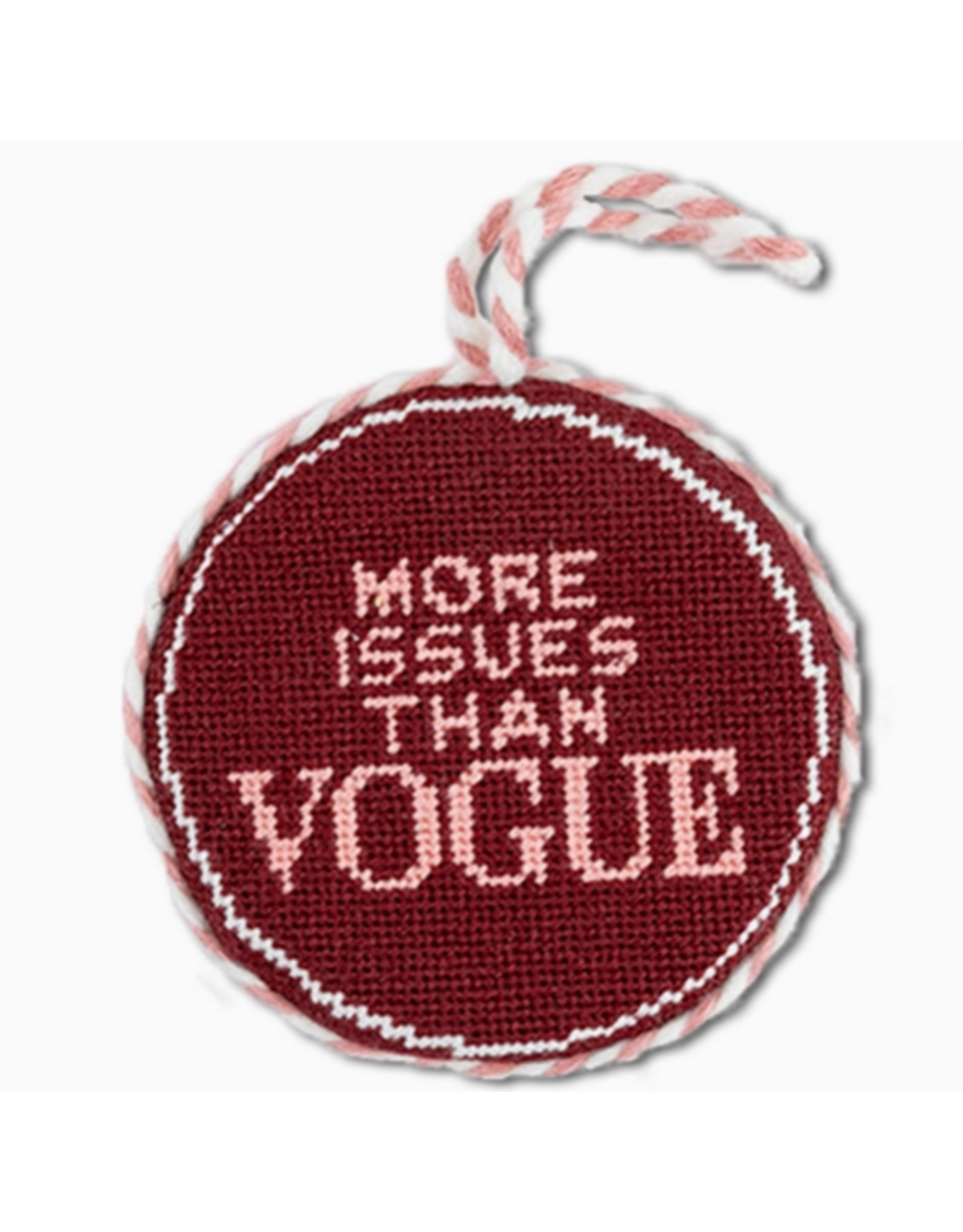 Furbish Studio More Issues Than Vogue Needlepoint Ornament