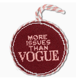 Furbish Studio More Issues Than Vogue Needlepoint Ornament