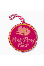 Furbish Studio Pink Pony Club Needlepoint Ornament