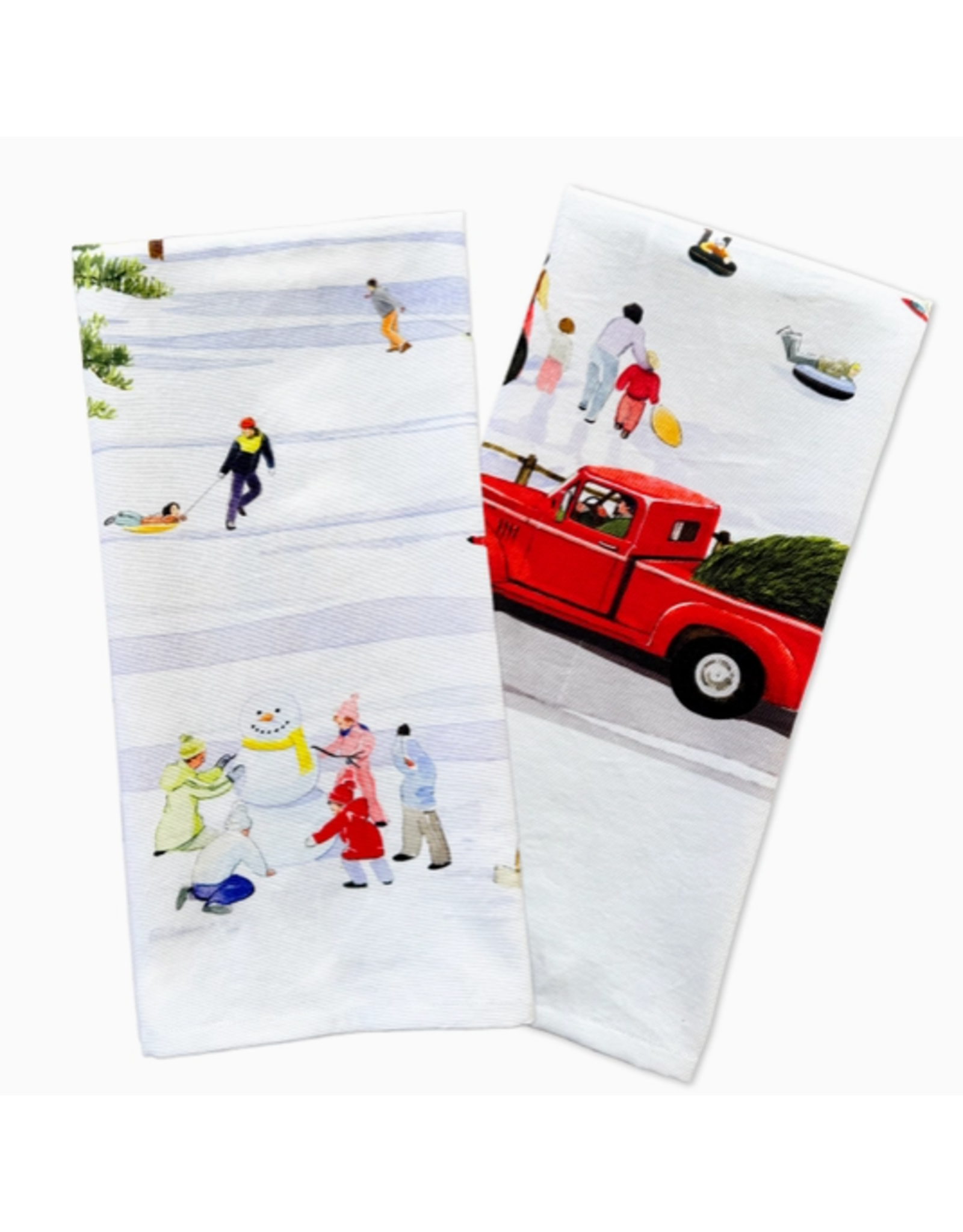 Caskata Winter Wonderland Felix Doolitte x Caskata Kitchen Towels - Set of 2