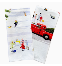 Caskata Winter Wonderland Felix Doolitte x Caskata Kitchen Towels - Set of 2