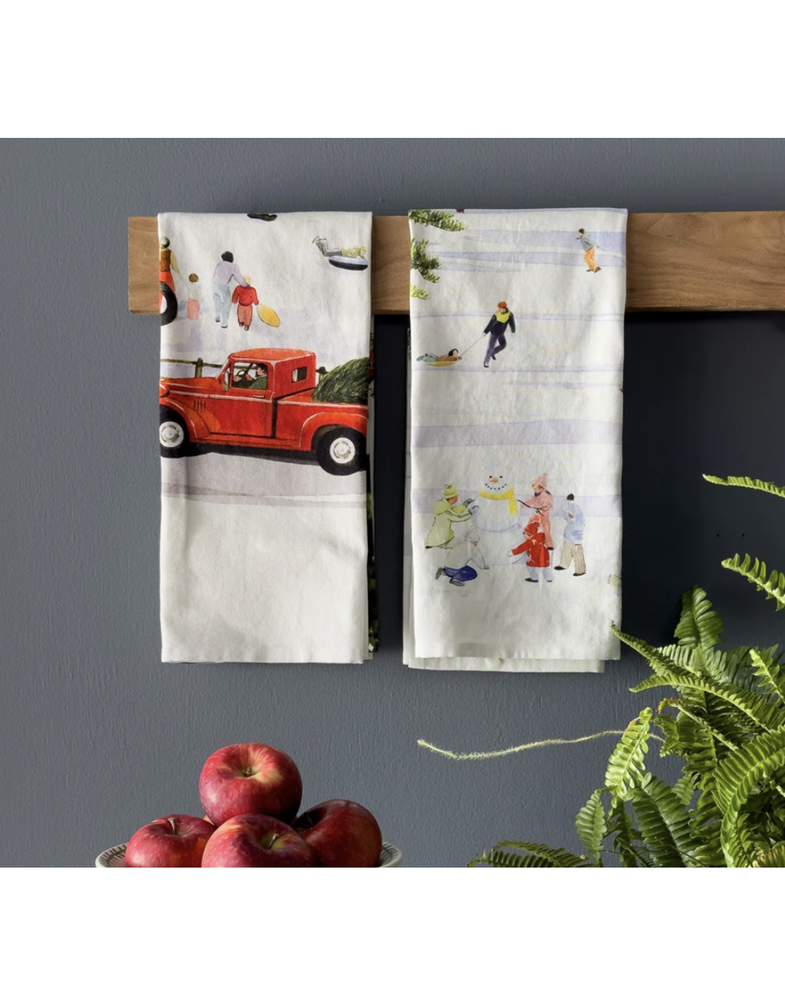 Caskata Winter Wonderland Felix Doolitte x Caskata Kitchen Towels - Set of 2