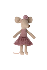 Maileg Ballerina Mouse Big Sister in Heather by Maileg
