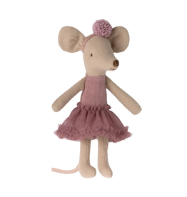 Maileg Ballerina Mouse Big Sister in Heather by Maileg