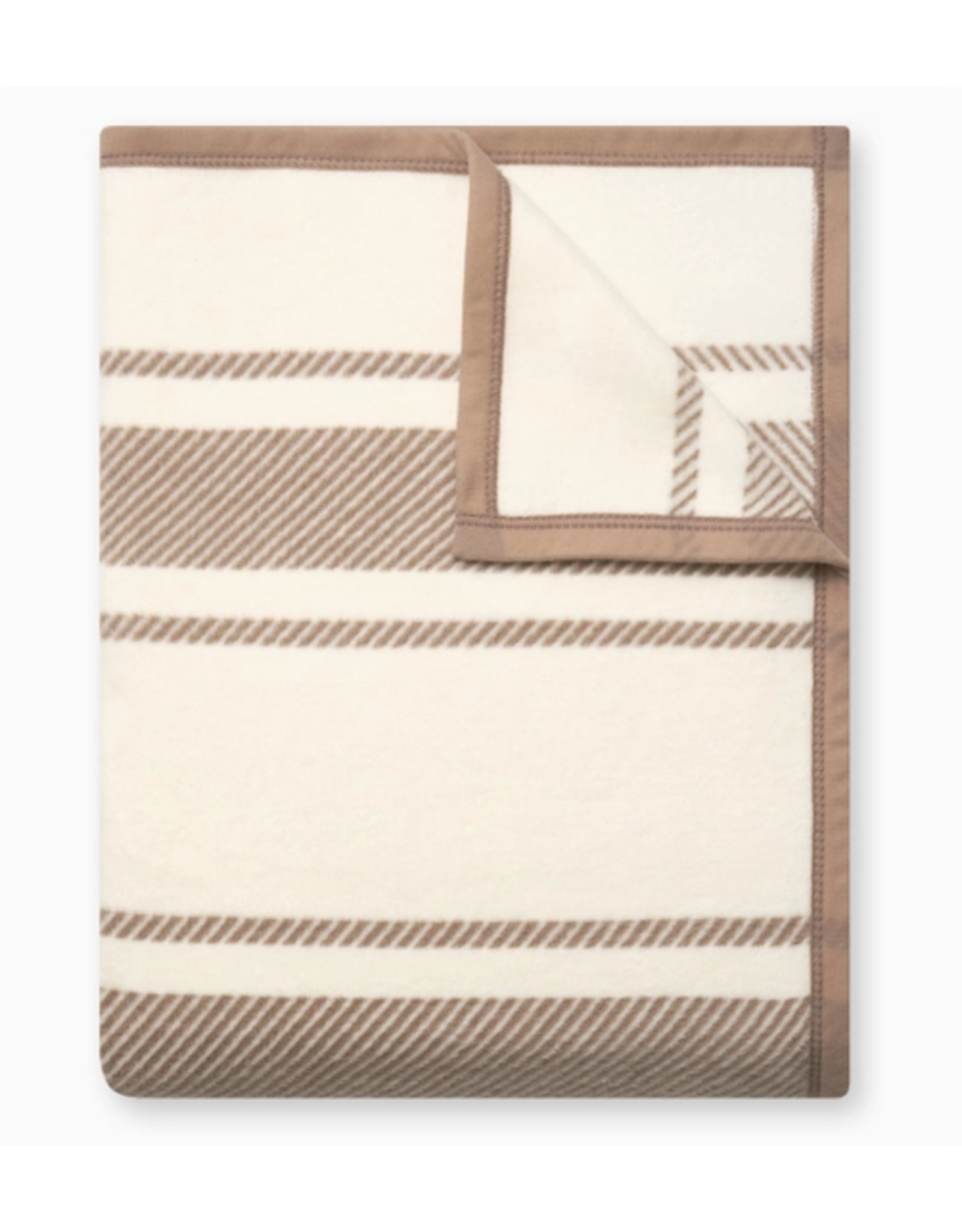 ChappyWrap Dockside Stripe in Sepia Blanket by ChappyWrap