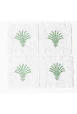 Decor Shop by Place & Gather Deco Palm Embroidered Cocktail Napkins - Set of 4