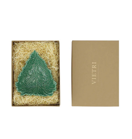 Vietri Lastra Holiday Tree Small Bowl in Green