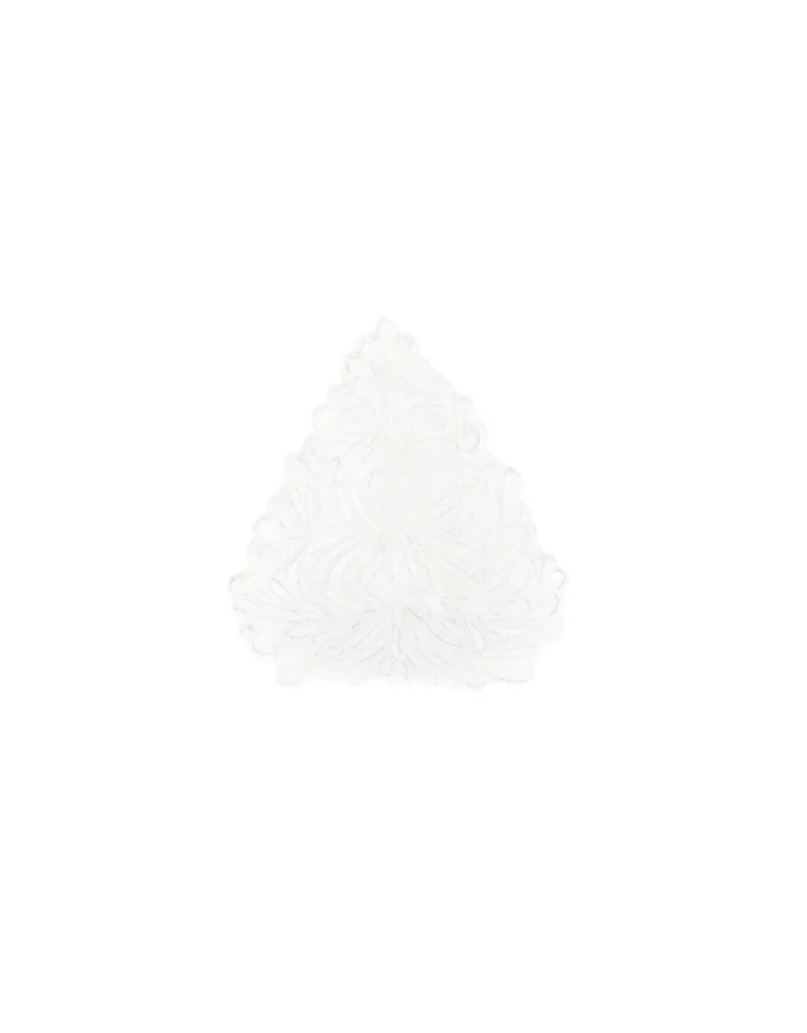 Vietri Lastra Holiday Tree Small Bowl in White