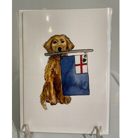 Kelley Cintra Studio Charlestown Dog Greeting Card by Kelley Cintra Studio