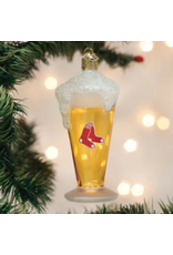 Red Sox Beer Glass Ornament