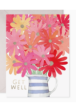 E. Frances Get Well Soon Flowers Card