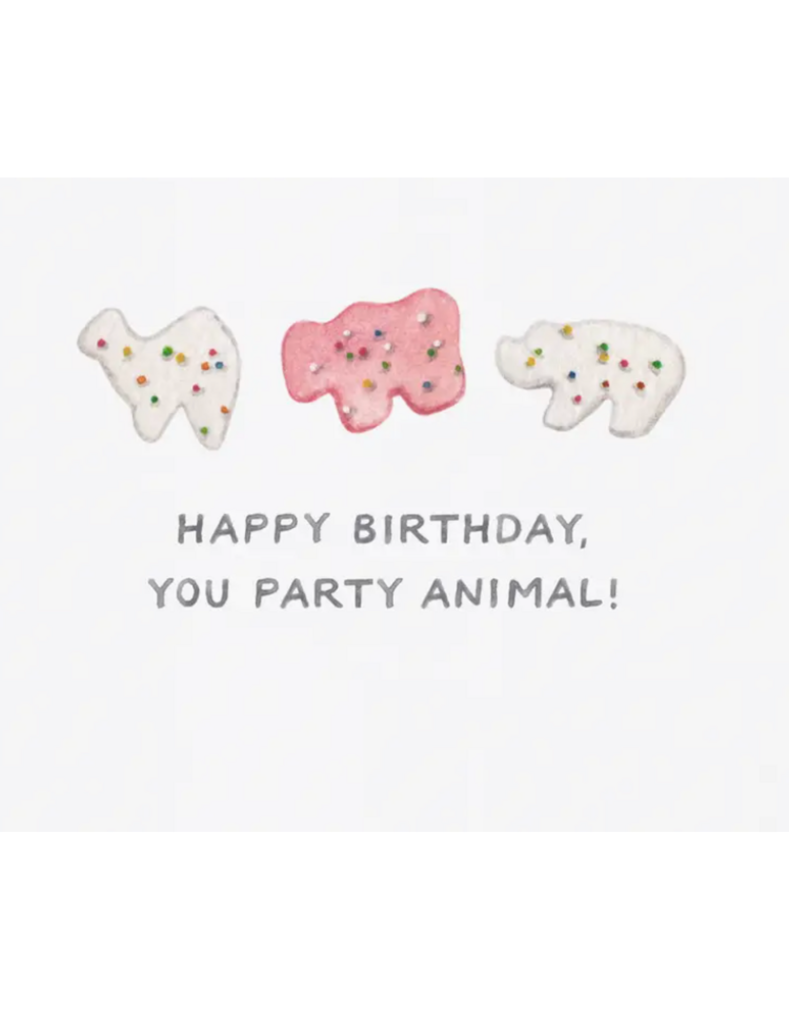Amy Zhang Party Animal Cracker Birthday Card
