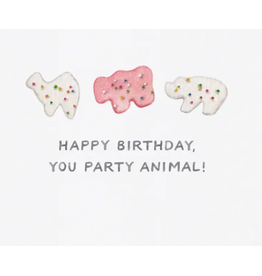 Amy Zhang Party Animal Cracker Birthday Card