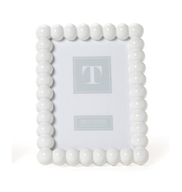 Decor Shop by Place & Gather Hobnail Bobbin Frame in White 5x7