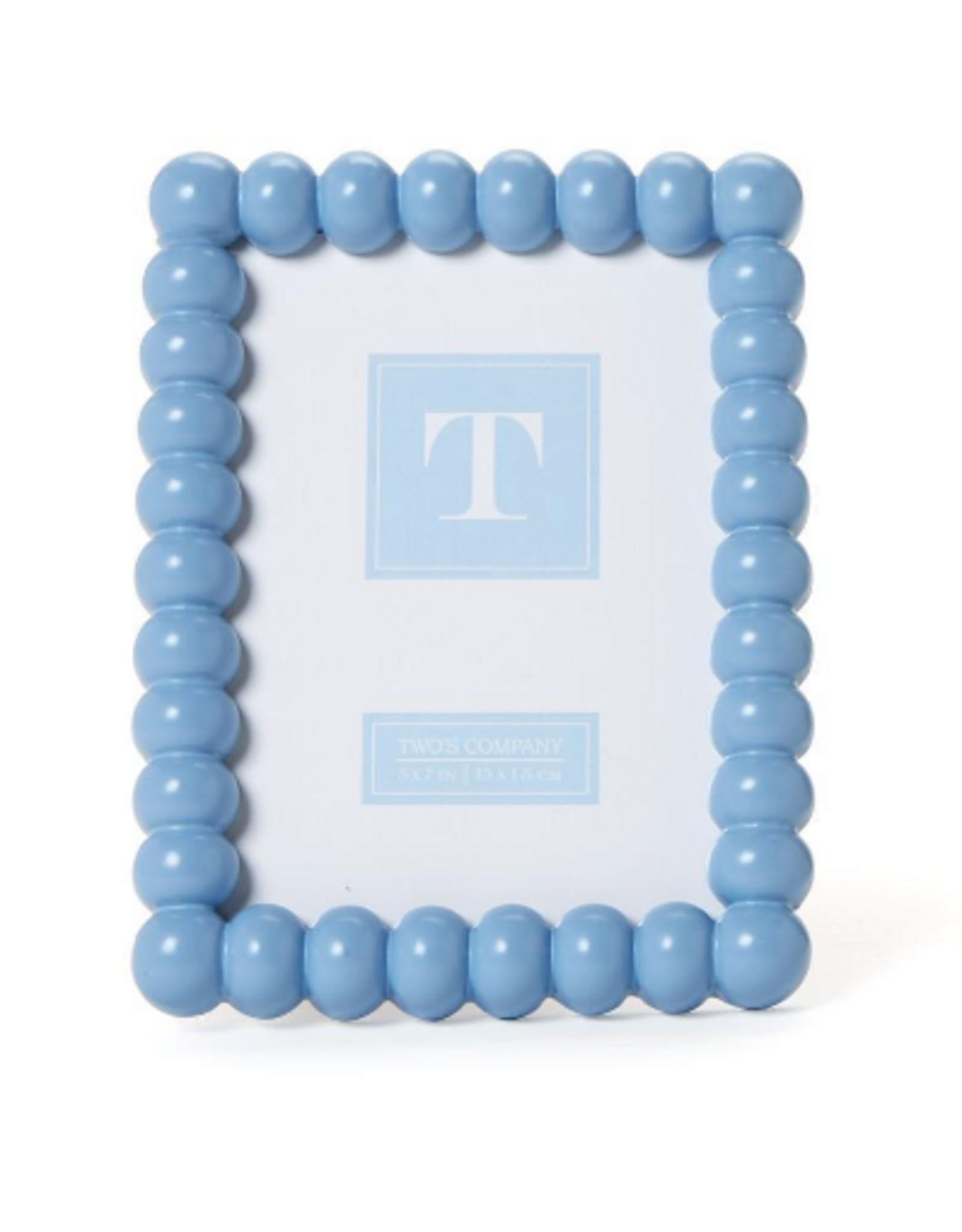 Decor Shop by Place & Gather Hobnail Bobbin Frame in Blue 5x7