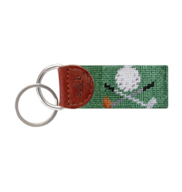Smathers & Branson Golf Clubs in Sage Green Key Fob