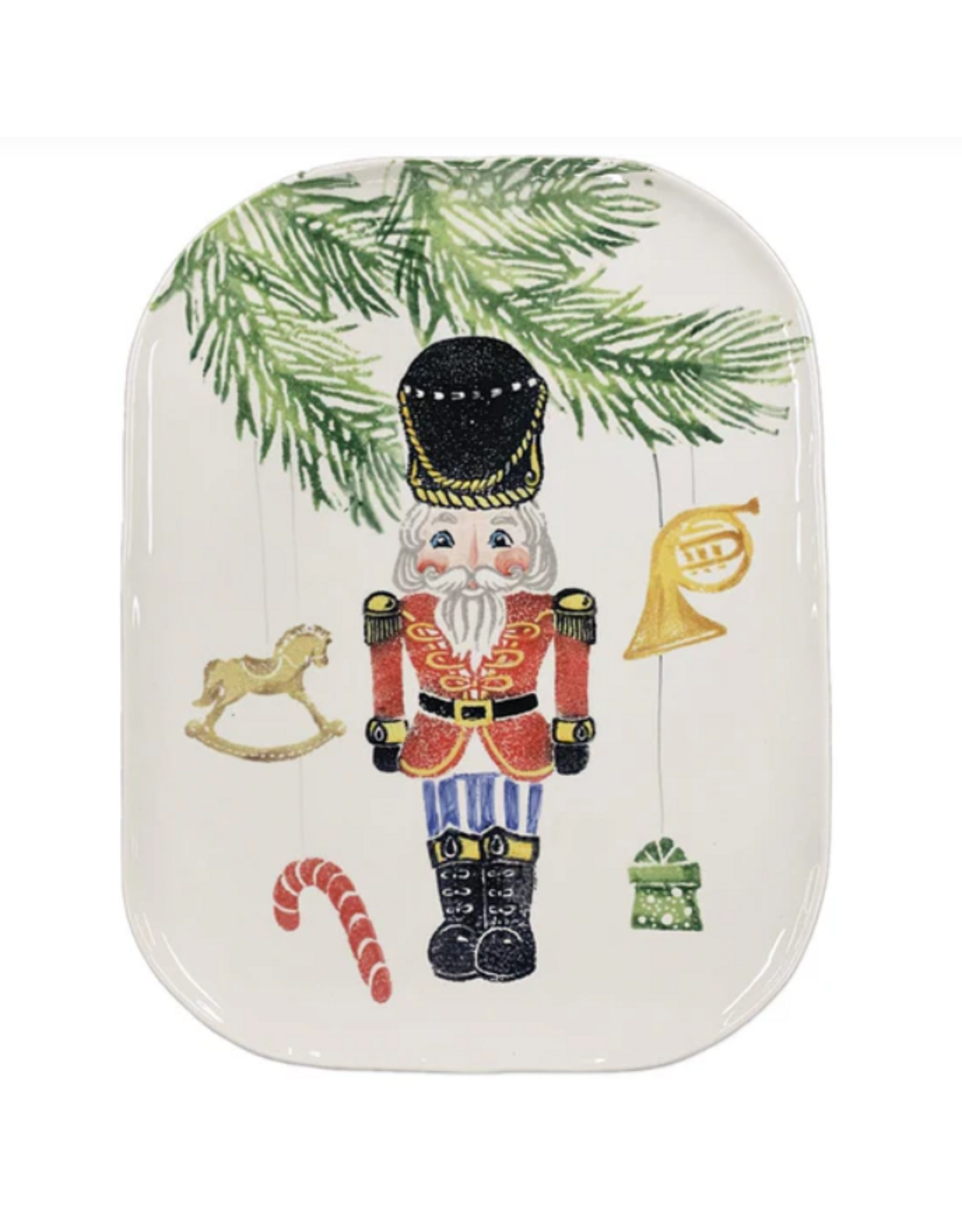 Vietri Nutcracker Medium Rectangular Platter