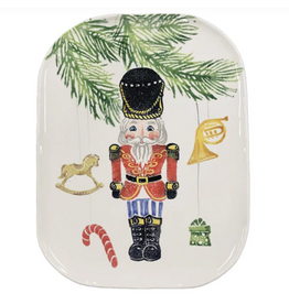 Vietri Nutcracker Medium Rectangular Platter