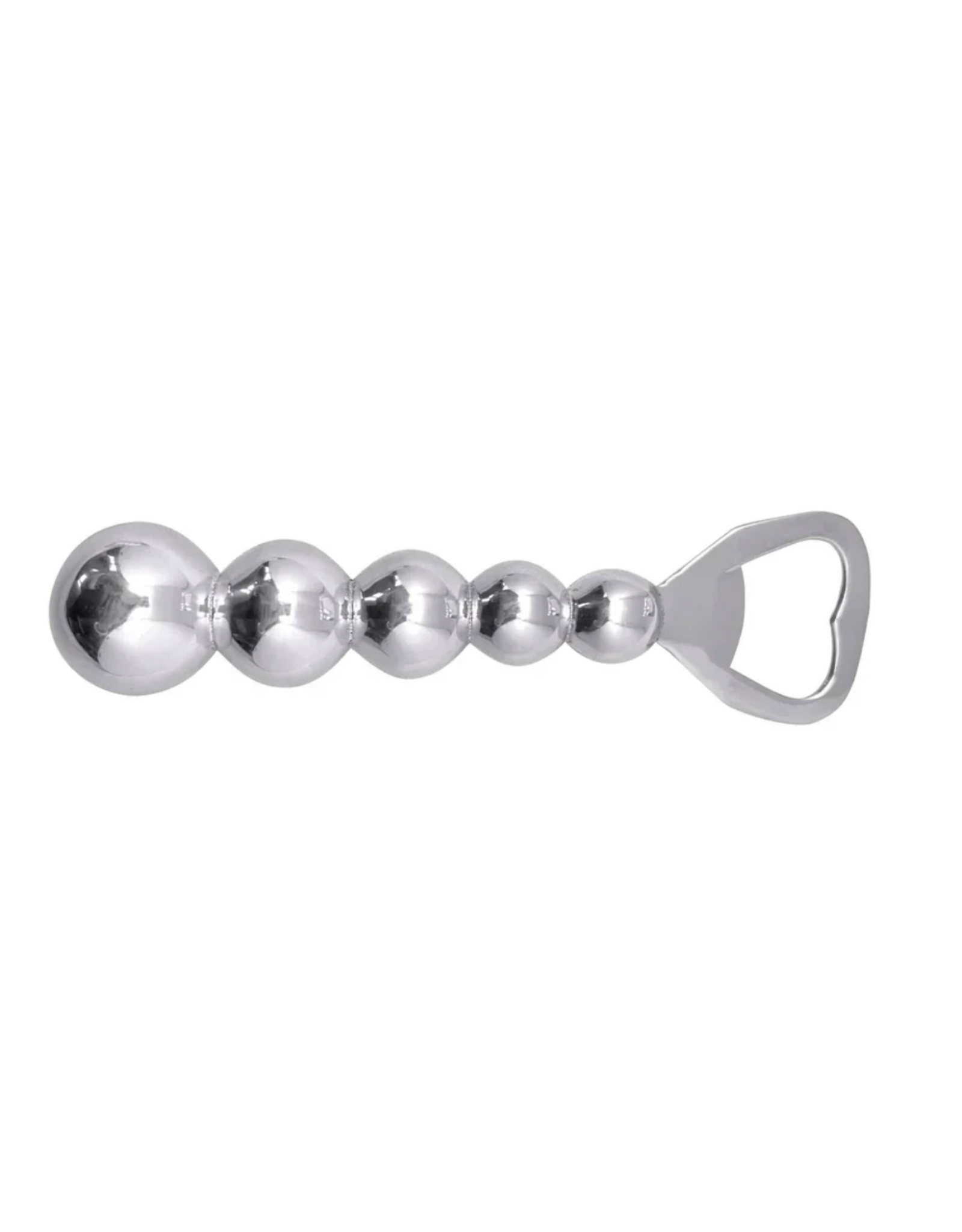 Mariposa Silver Pearled Bottle Opener