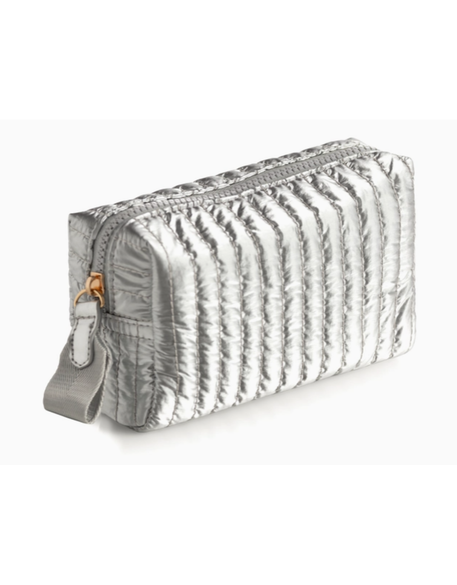 Accessories Shop by Place & Gather Logan Cosmetic Pouch in Silver