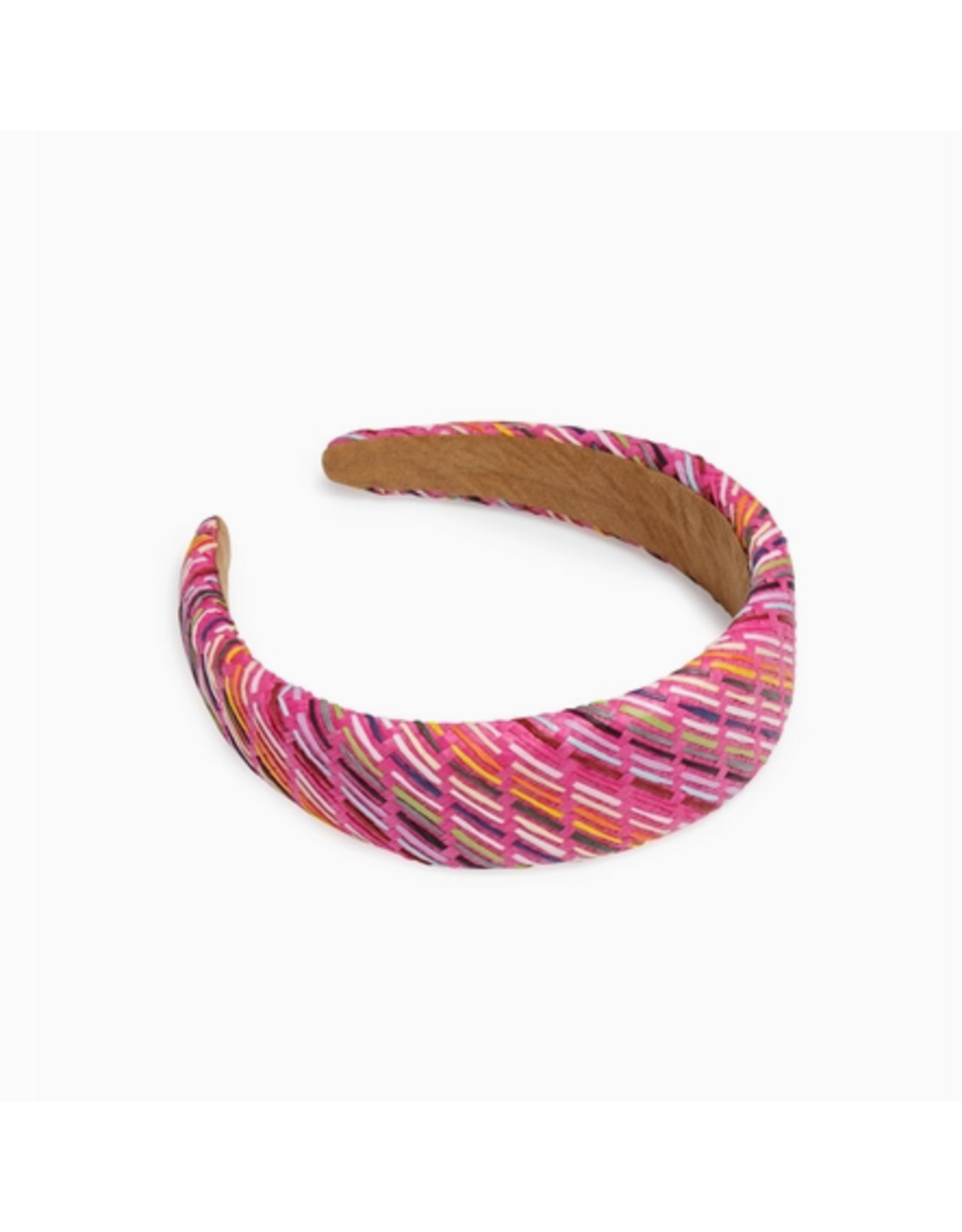 Accessories Shop by Place & Gather Paper Straw Padded Headband in Pink