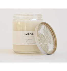 Noted Vanilla Amber Candle