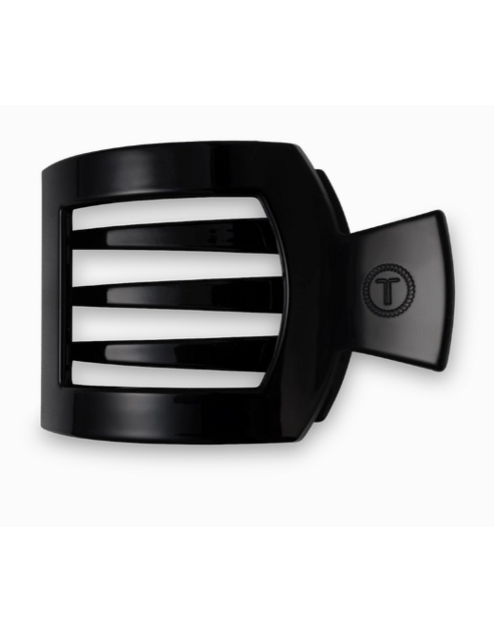 Teleties Jet Black Teleties Square Flat Hair Clip - Large