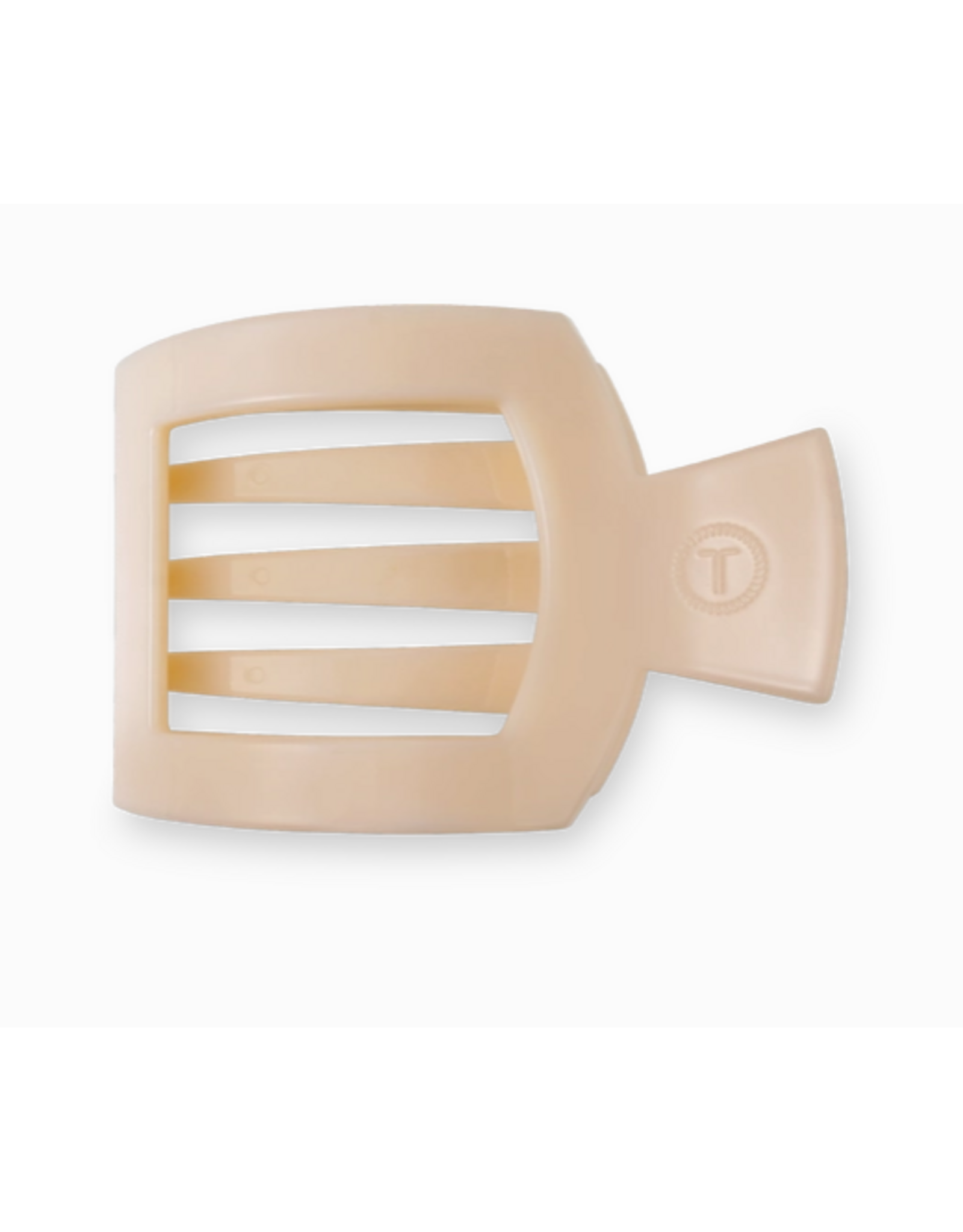 Teleties Almond Beige Teleties Square Flat Hair Clip - Medium