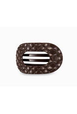 Teleties Truly Taupe Quilted Teleties Flat Hair Clip - Small