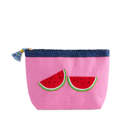 Accessories Shop by Place & Gather Capri Watermelon Zip Pouch in Pink