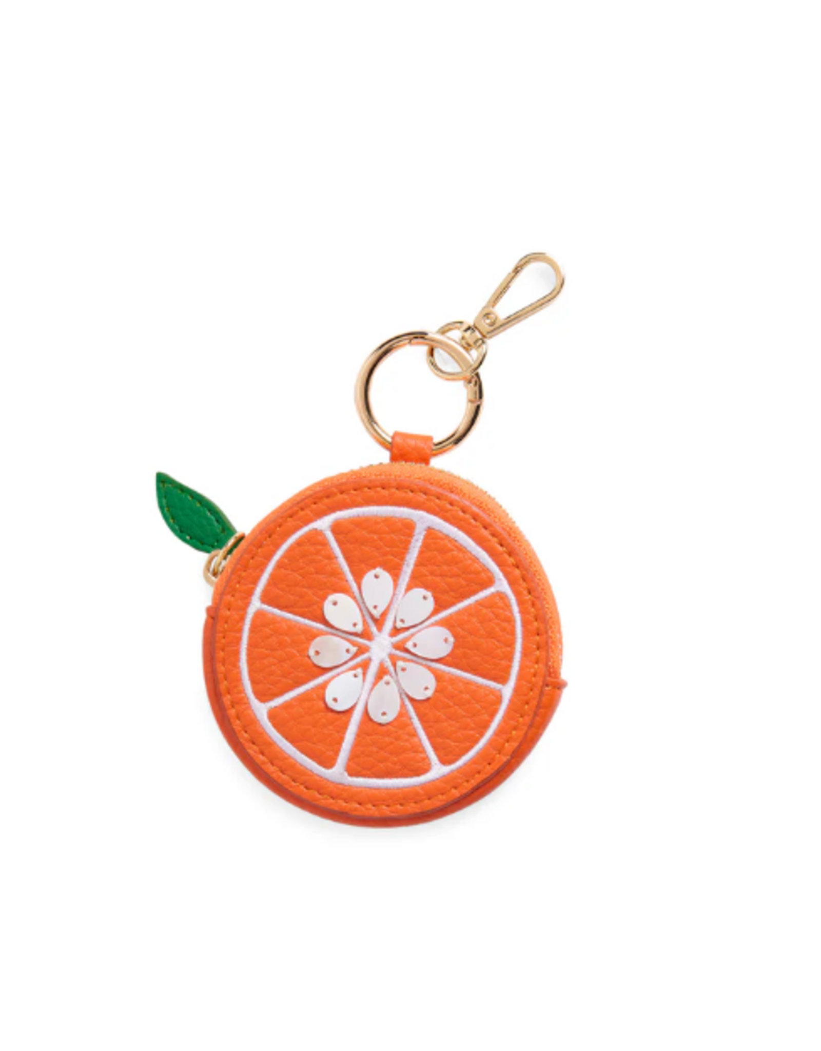 Accessories Shop by Place & Gather Orange Zip Pouch & Charm