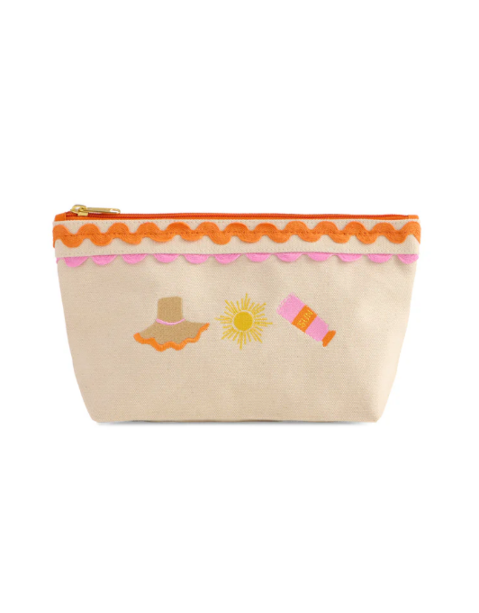 Accessories Shop by Place & Gather Poppy Summer Zip Pouch in Orange