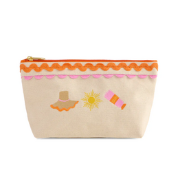 Accessories Shop by Place & Gather Poppy Summer Zip Pouch in Orange