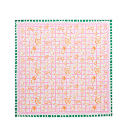 Accessories Shop by Place & Gather Spritz Scarf in Orange