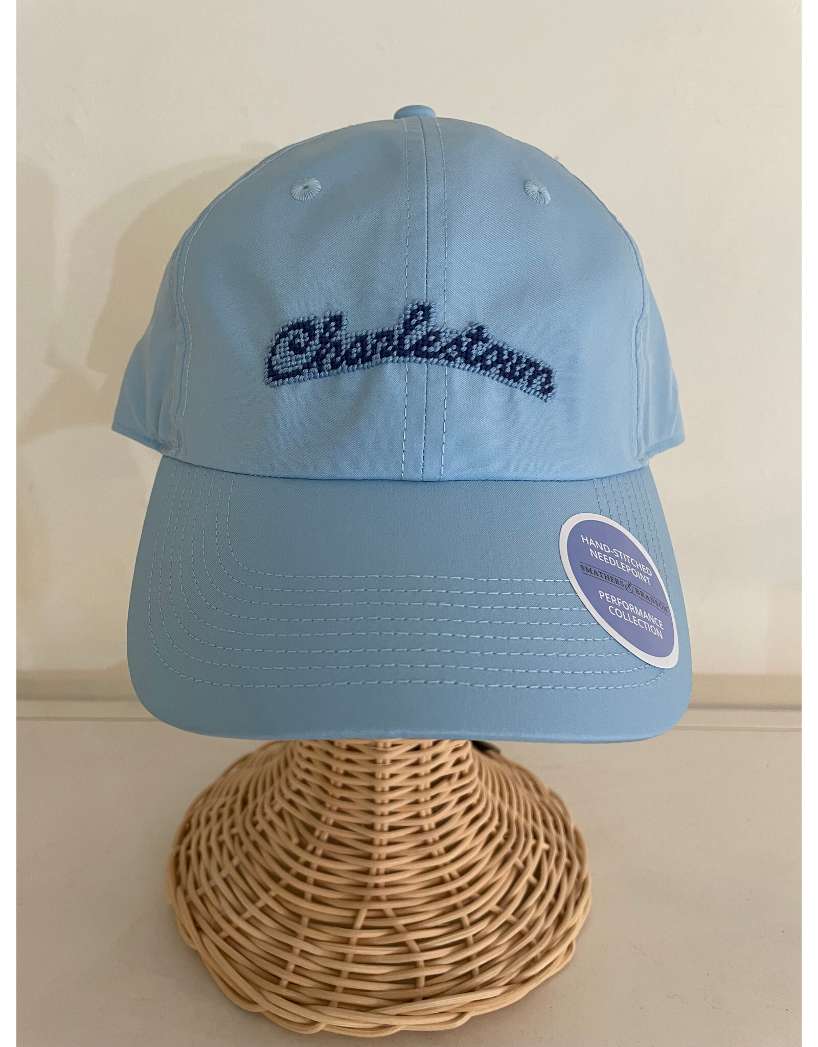 Smathers & Branson Light Blue Charlestown Script Performance Flag Hat