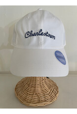 Smathers & Branson White Charlestown Script Performance Flag Hat