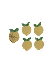 Tabletop Shop at Place & Gather Beaded Lemon Coaster - Set of 4