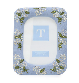 Decor Shop by Place & Gather Embroidered Hydrangea Blue 5x7 Frame
