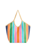 Accessories Shop by Place & Gather Capri Tote in Multicolored Stripe