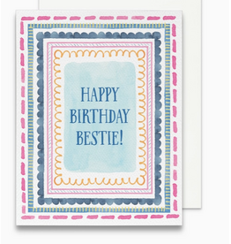 Gert & Co Happy Birthday Bestie Card